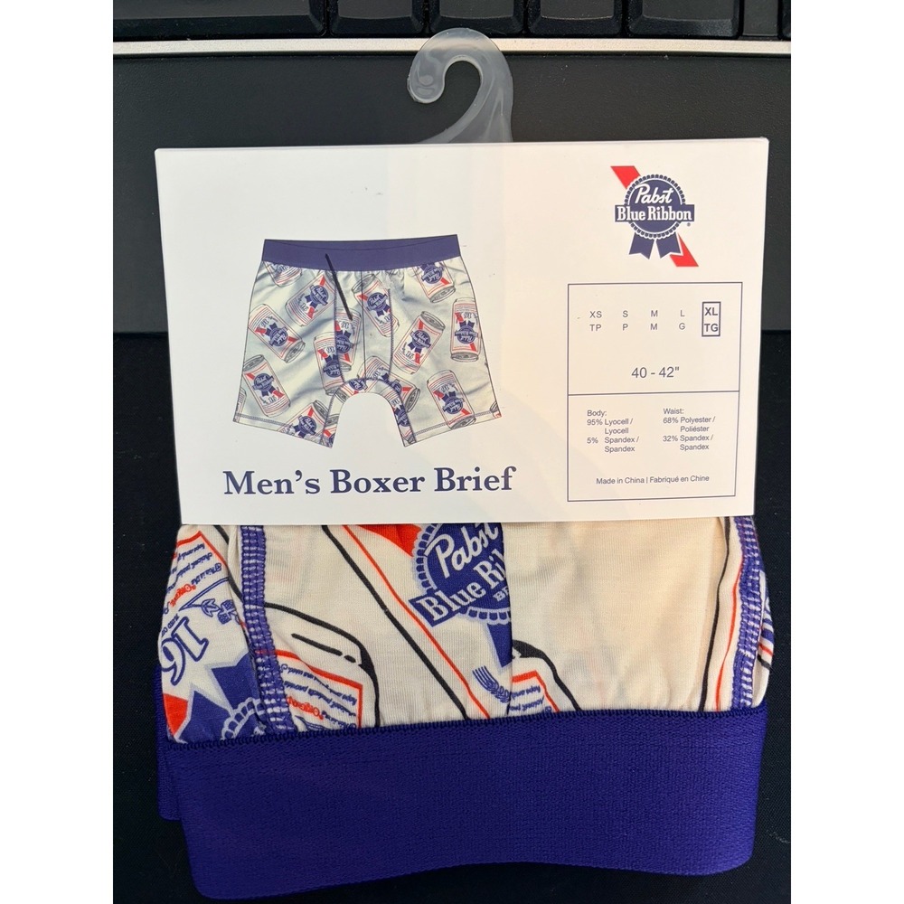 Men's Fun Boxer Brief - Papst Blue Ribbon - XL